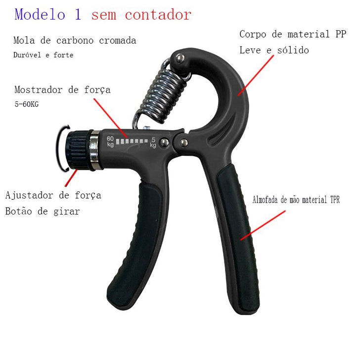 Hand Grip Mola Com Ajuste de 5kg a 60kg